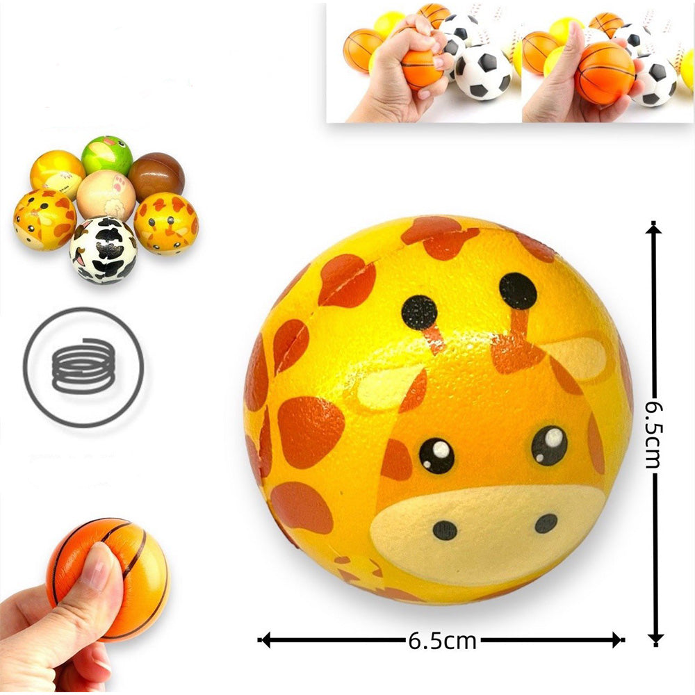 OEMΜπάλα Αφρολέξ 6,5χ6,5 εκ - 8 Σχέδια 1 Τμχpapell.gr